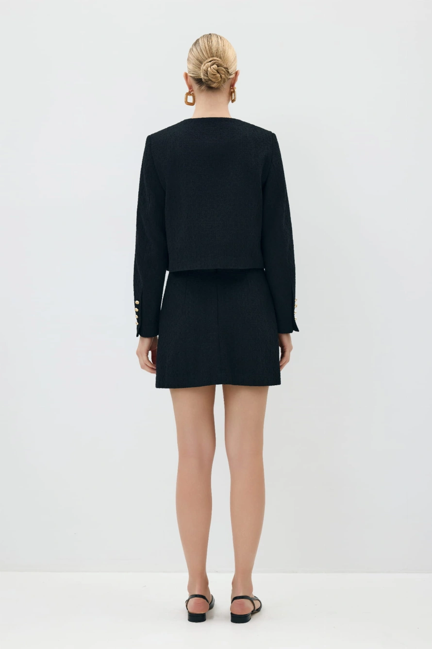 PREMIÈRE NOIR CROPPED BLAZER