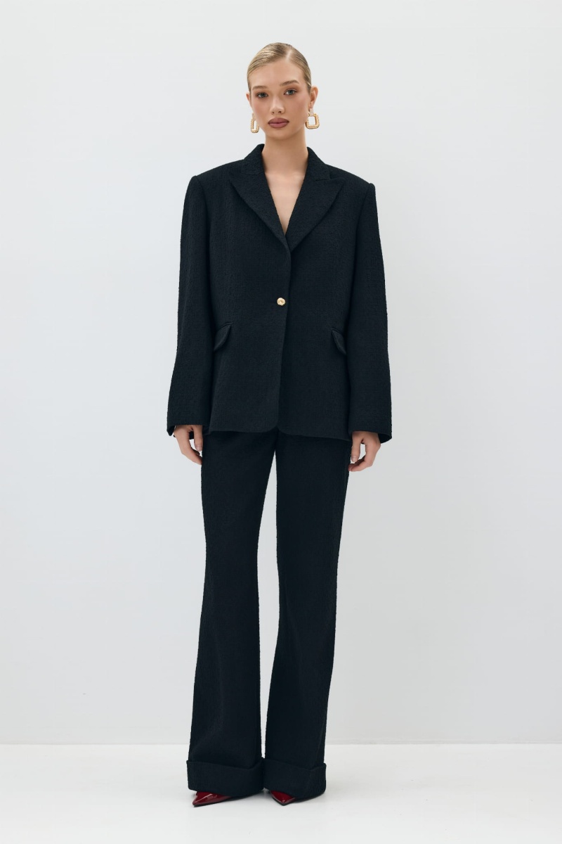 Première Tailored Wide-Leg Trousers