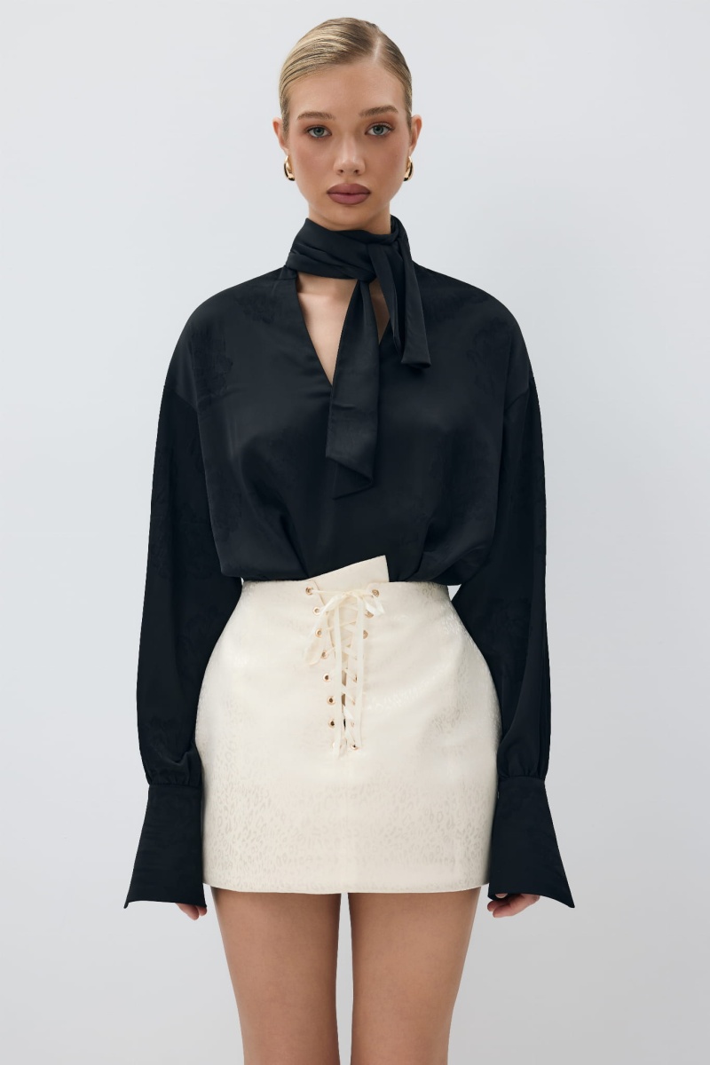 Première Jacquard Blouse
