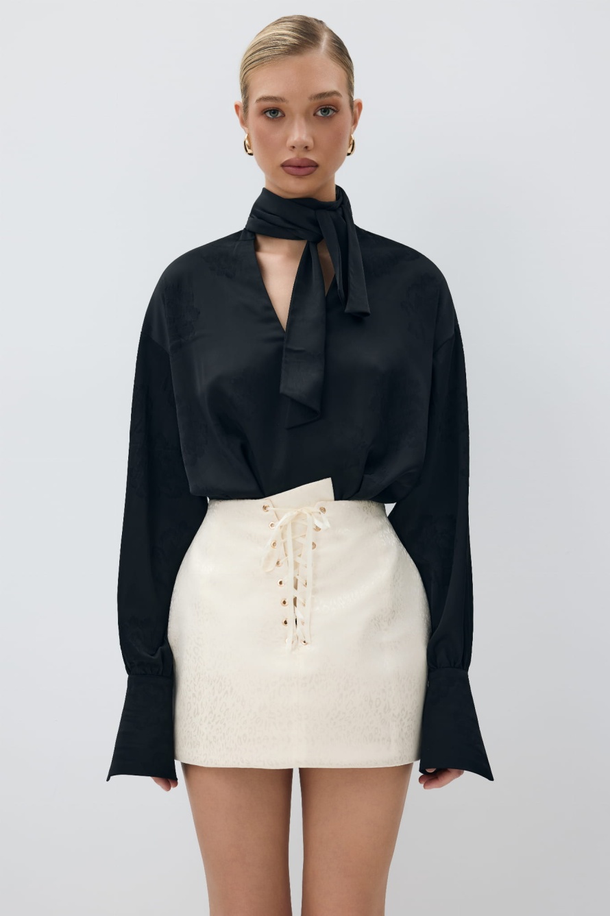 Première Jacquard Blouse